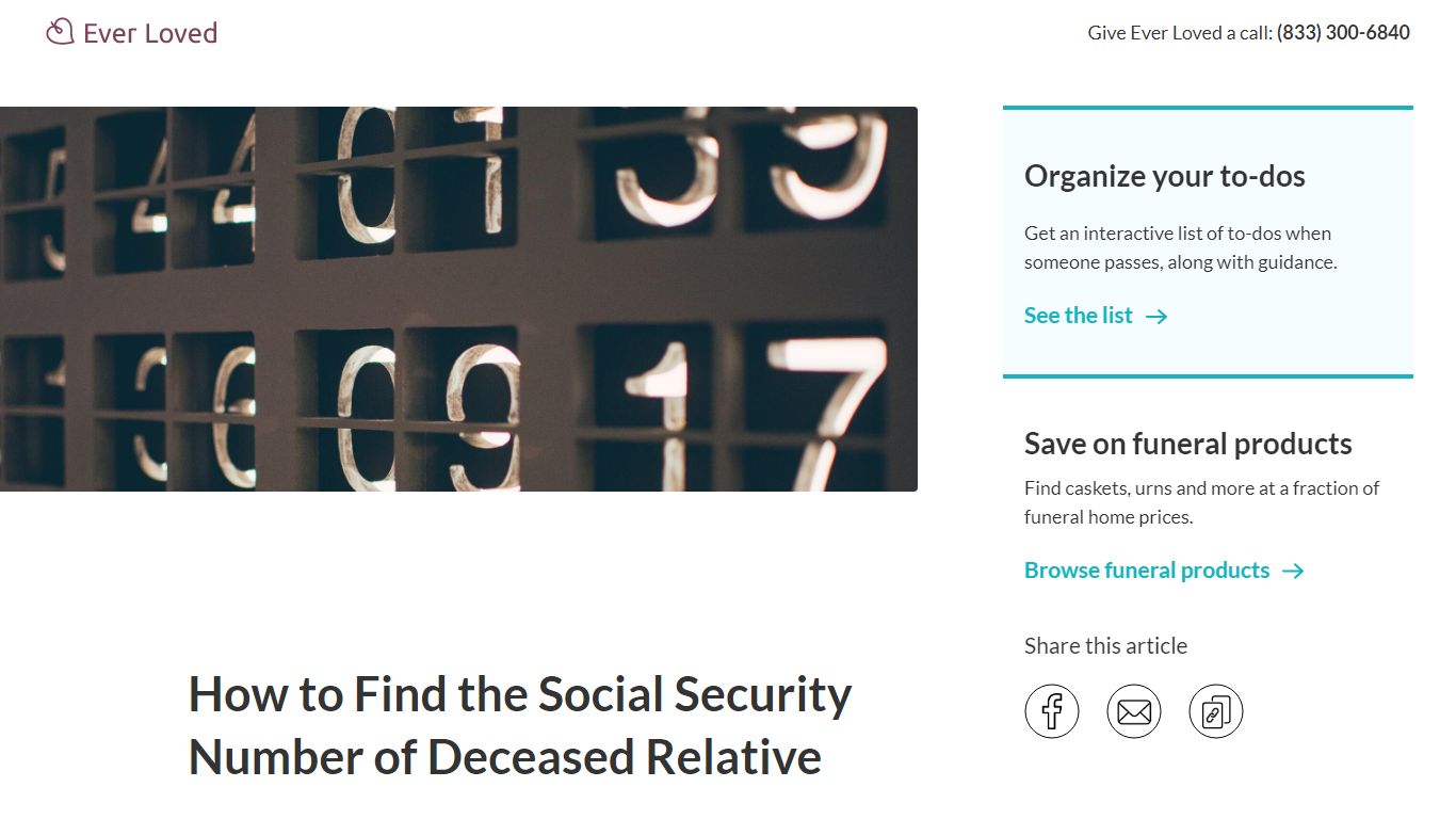 How to Find the Social Security Number of Deceased Relative